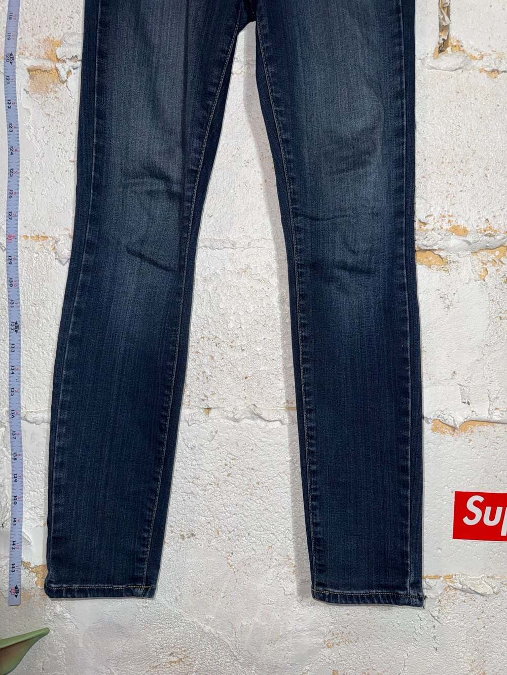 PAIGE Skyline Skinny Jeans Dark Wash Size 25 - Picture 2 of 7
